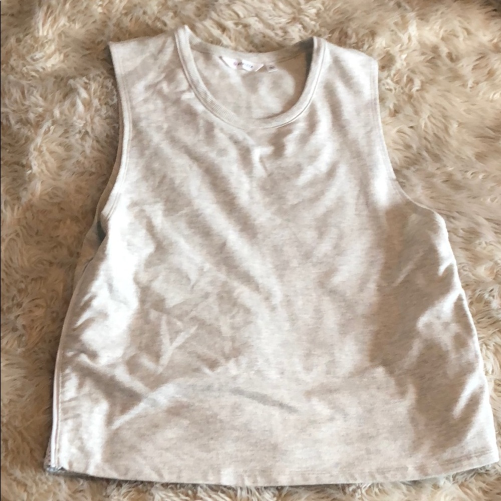 Athleta side zip muscle tank